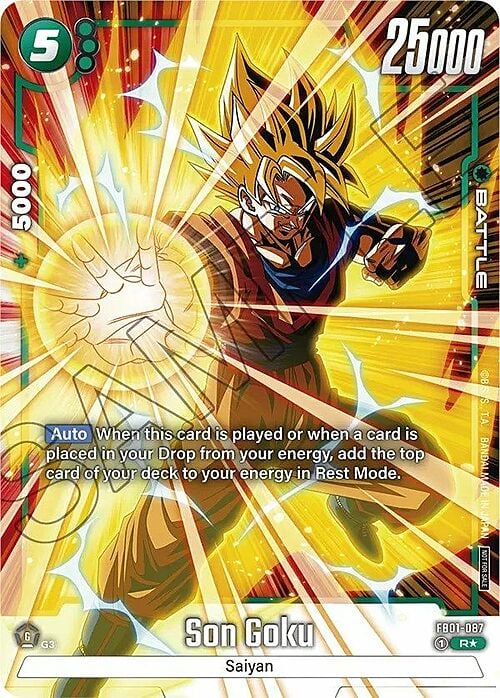 Son Goku Card Front