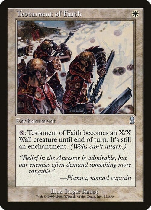 Testament of Faith Card Front