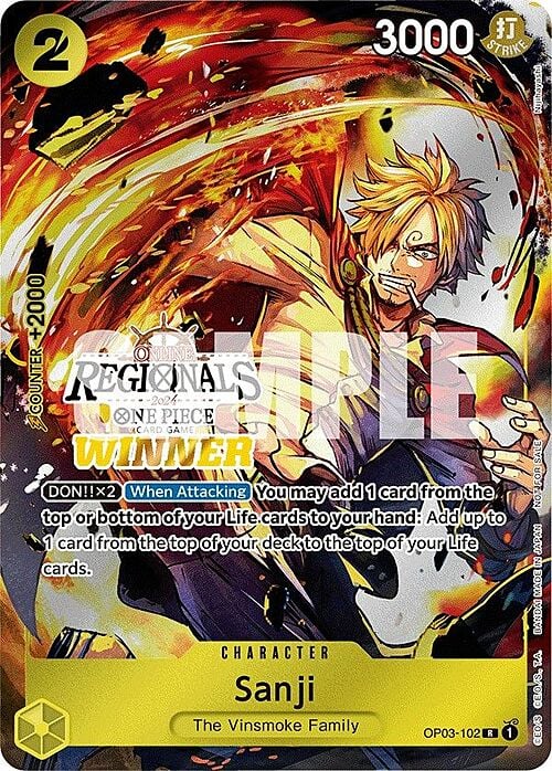 Sanji Card Front