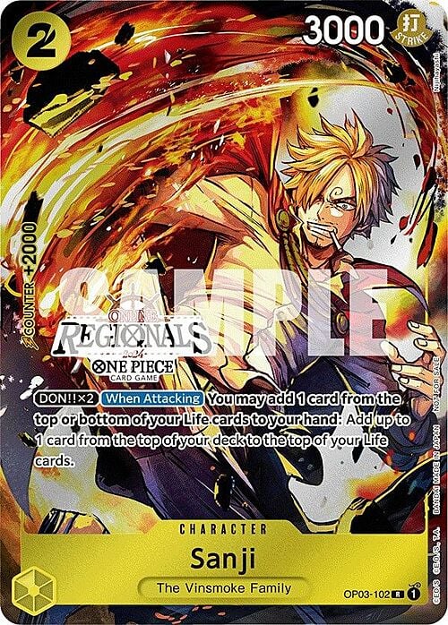 Sanji Card Front