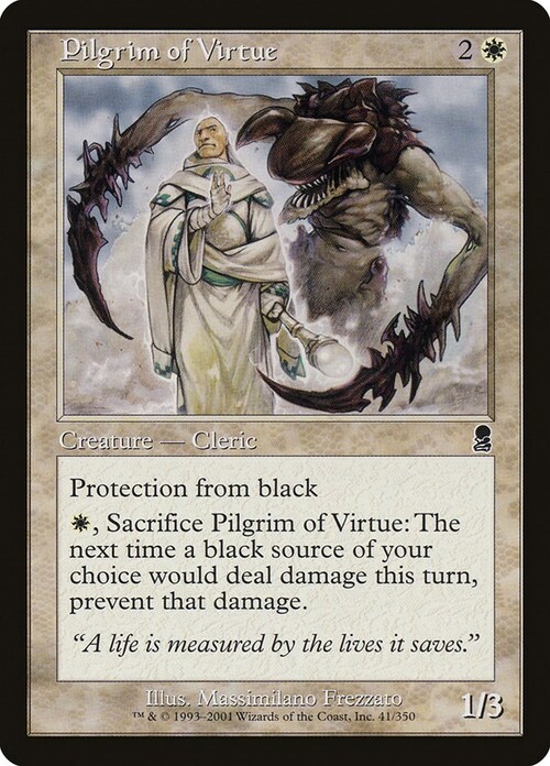 Pilgrim of Virtue Card Front