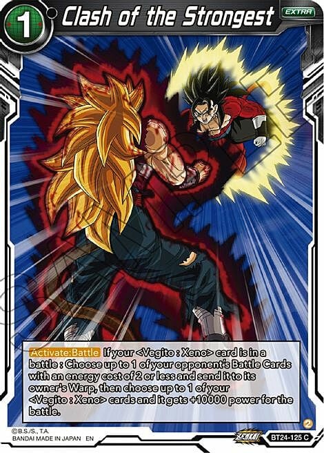 Clash of the Strongest Card Front
