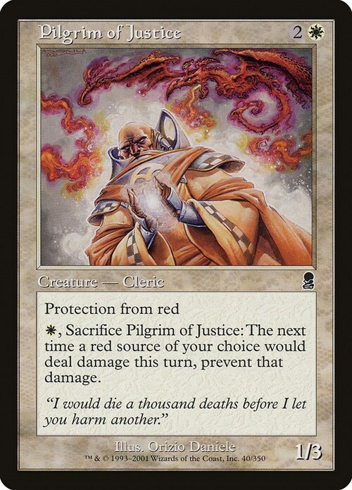 Pilgrim of Justice Card Front
