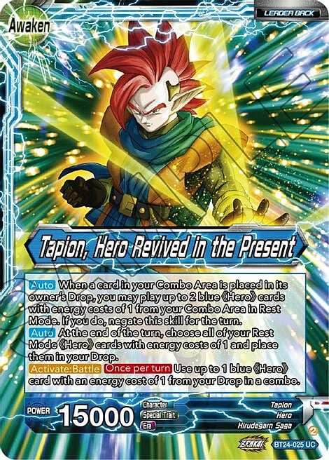 Tapion // Tapion, Hero Revived in the Present Card Front