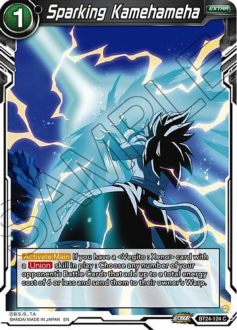 Sparking Kamehameha Card Front
