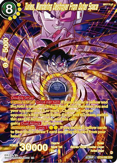 Turles, Wandering Destroyer From Outer Space Card Front