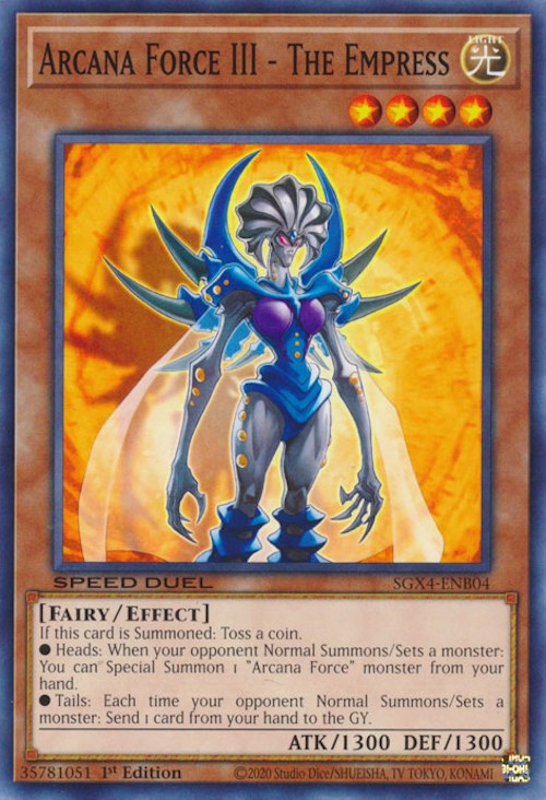 Arcana Force III - The Empress Speed Duel GX: Midterm Destruction | Yu-Gi-Oh!  | CardTrader
