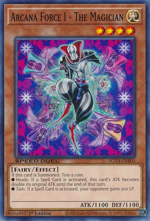 Arcana Force I - The Magician Card Front