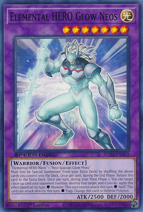 Elemental HERO Glow Neos Card Front