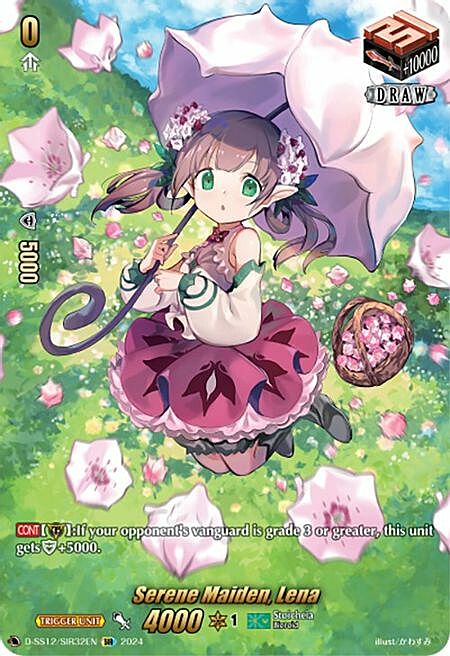 Serene Maiden, Lena Card Front