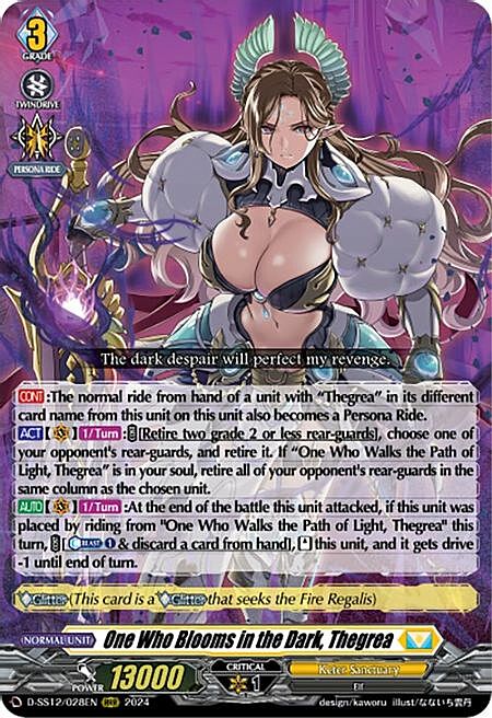 One Who Blooms in the Dark, Thegrea Card Front