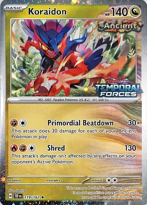 Koraidon Card Front