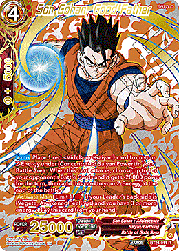 Son Gohan, Good Father Card Front