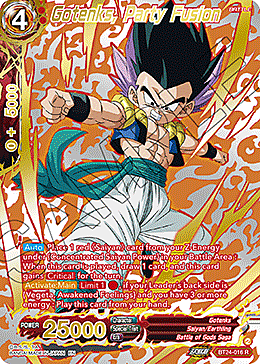 Gotenks, Party Fusion Card Front