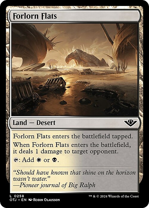 Forlorn Flats Card Front