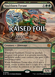 Vaultborn Tyrant · Raised Foil 061