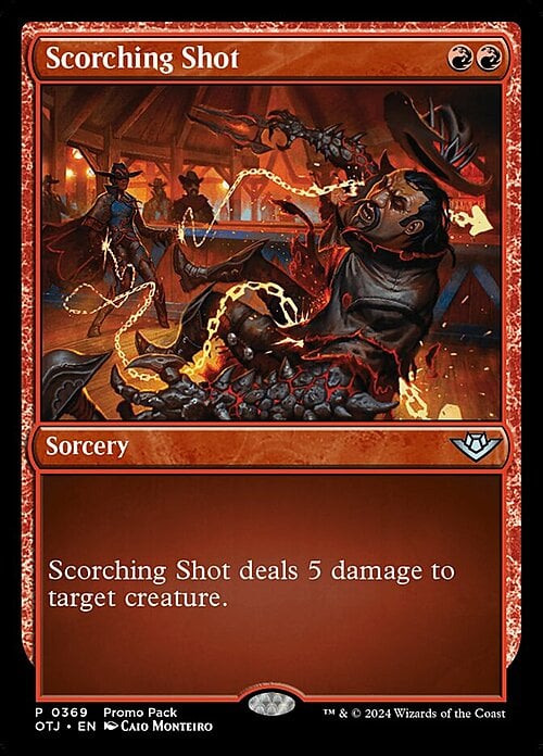 Scorching Shot Card Front