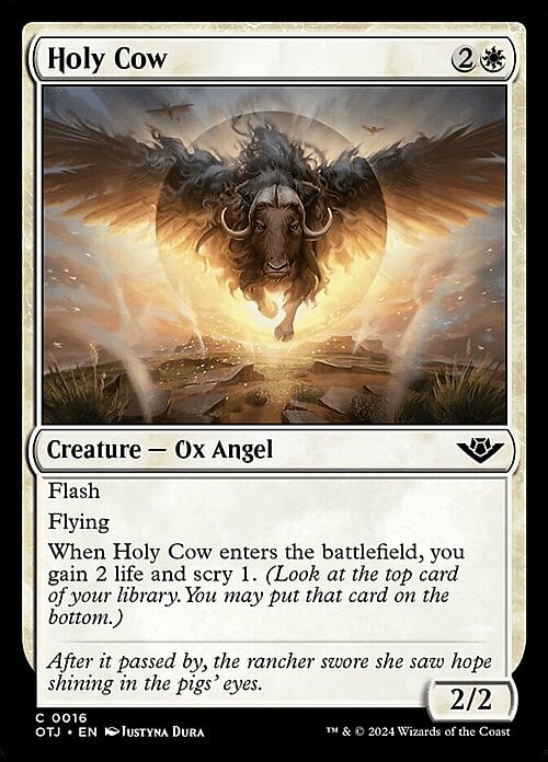 Holy Cow Card Front