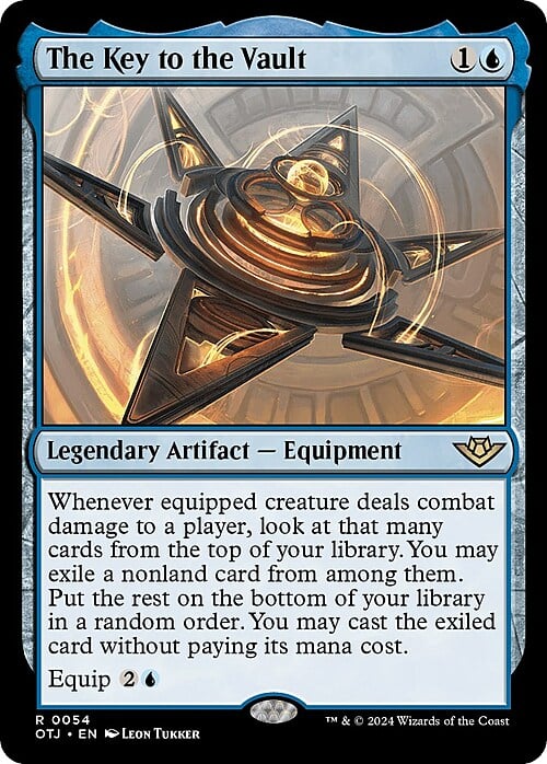 The Key to the Vault Card Front