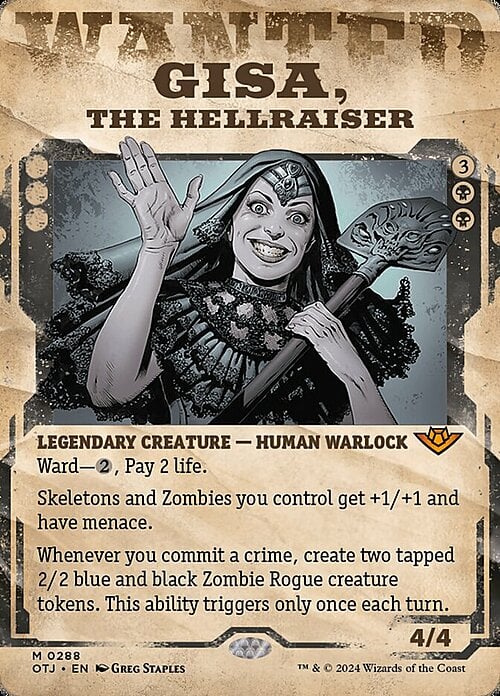 Gisa, the Hellraiser Card Front