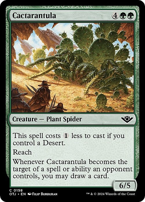 Cactarantula Card Front