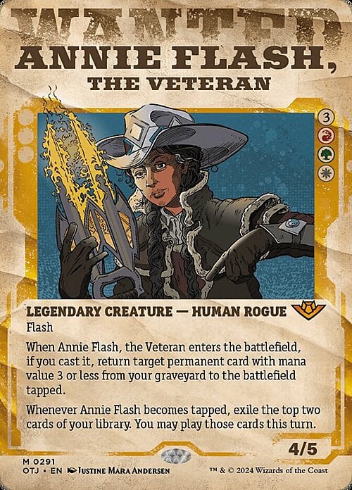 Annie Flash, la veterana Frente