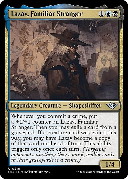 Lazav, Familiar Stranger Card Front
