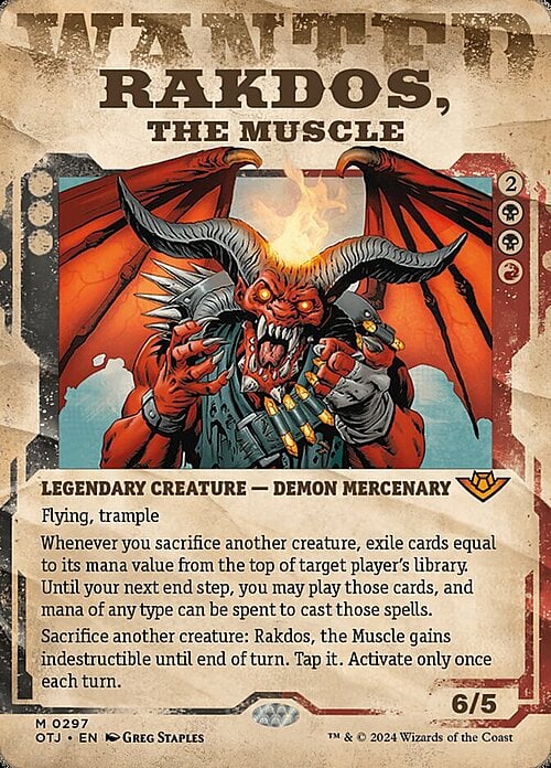 Rakdos, the Muscle Card Front