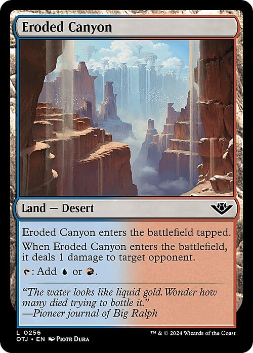 Canyon Eroso Card Front