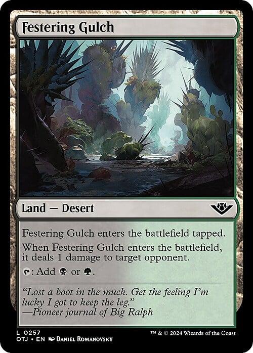 Festering Gulch Card Front