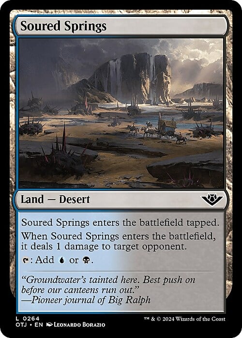 Soured Springs Card Front