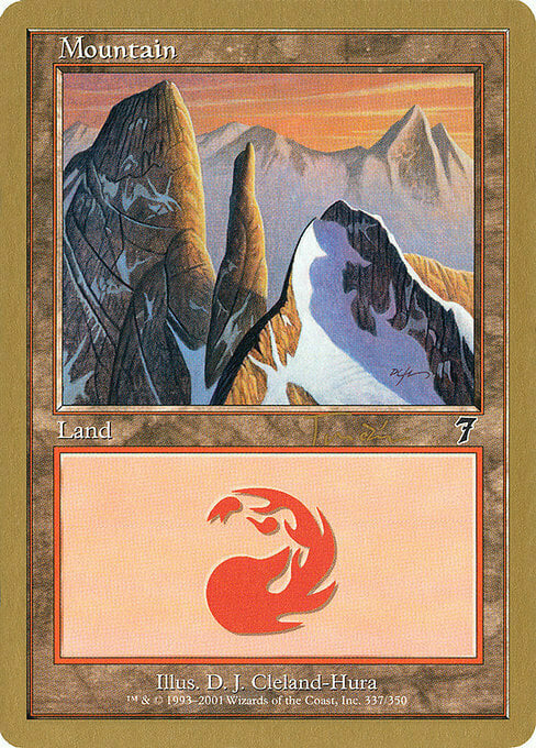 Mountain Card Front