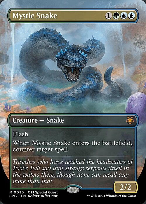 Serpente Mistico Card Front