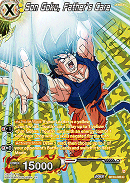 Son Goku, Father's Care Card Front
