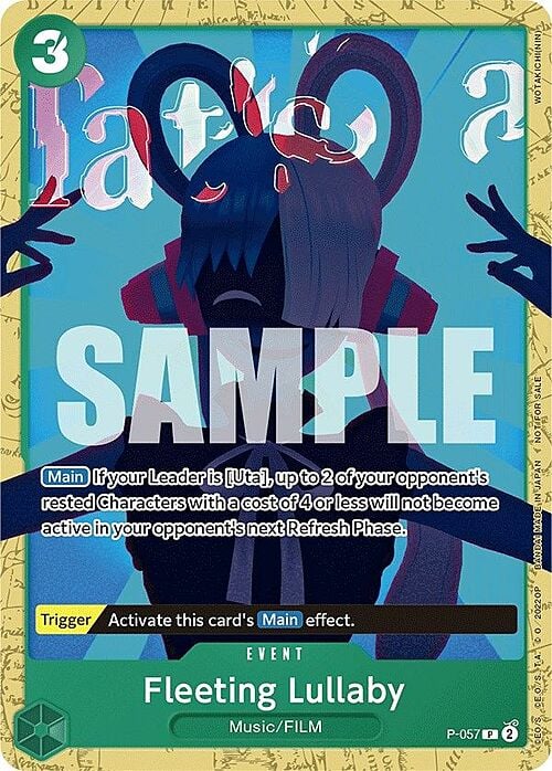 Fleeting Lullaby Card Front