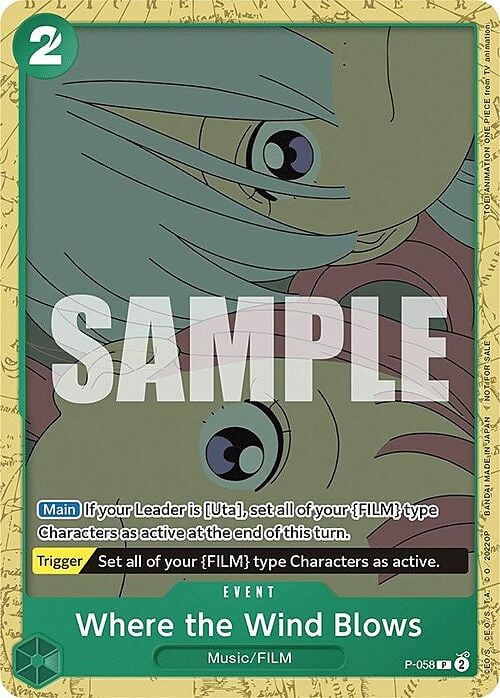 Where the Wind Blows Card Front