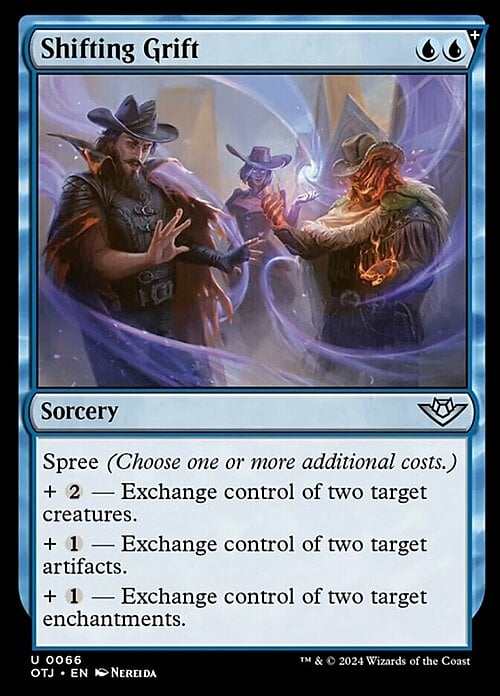 Shifting Grift Card Front