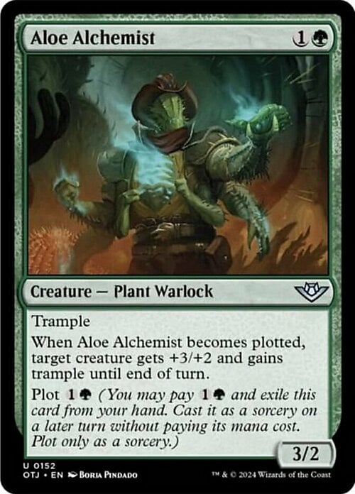 Alchimista di Aloe Card Front