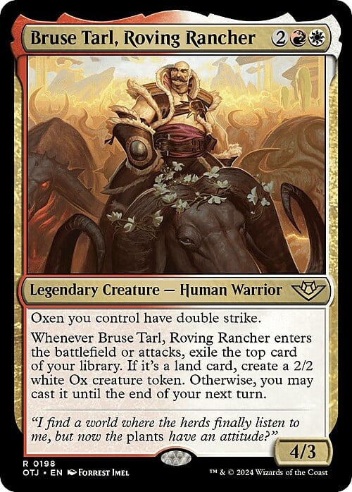 Bruse Tarl, Roving Rancher Card Front