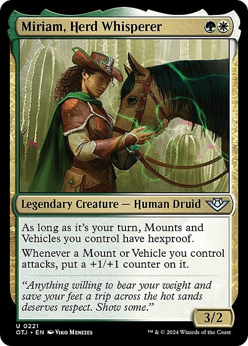 Miriam, Herd Whisperer Card Front