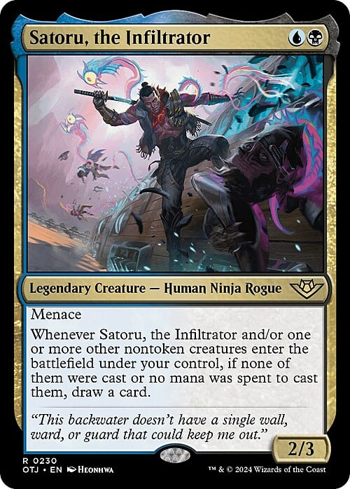 Satoru, l'Infiltrato Card Front