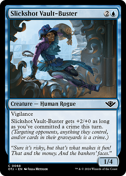 Slickshot Vault-Buster Card Front