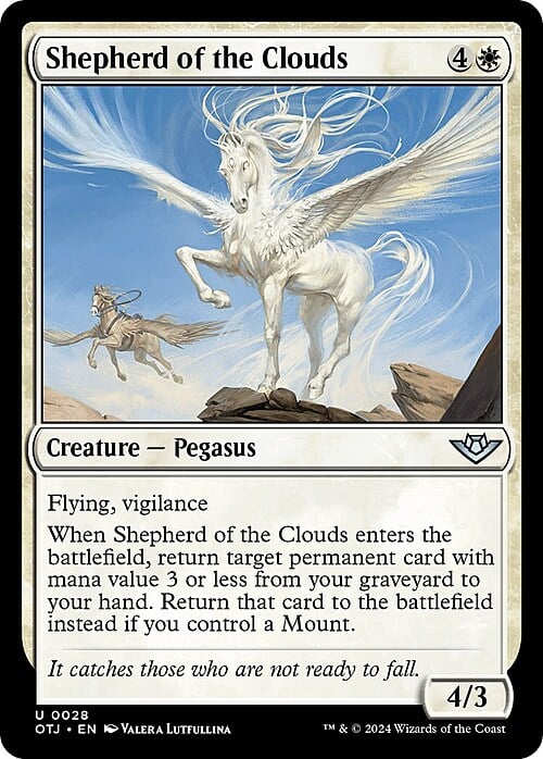 Shepherd of the Clouds Card Front