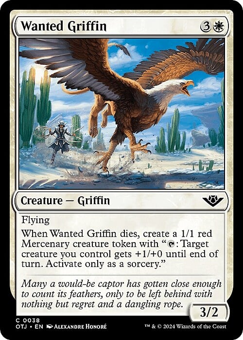 Wanted Griffin Card Front