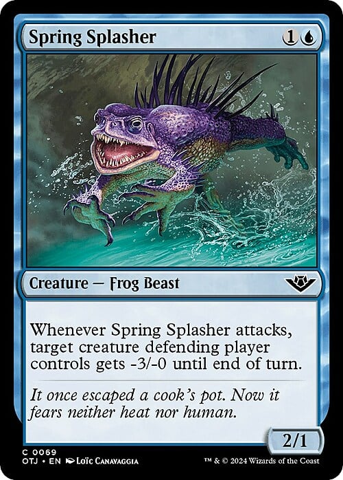 Spring Splasher Card Front
