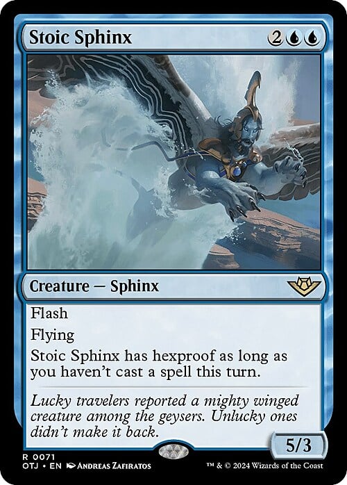 Stoic Sphinx Card Front