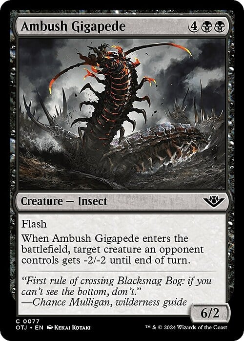 Gigapode dell'Imboscata Card Front