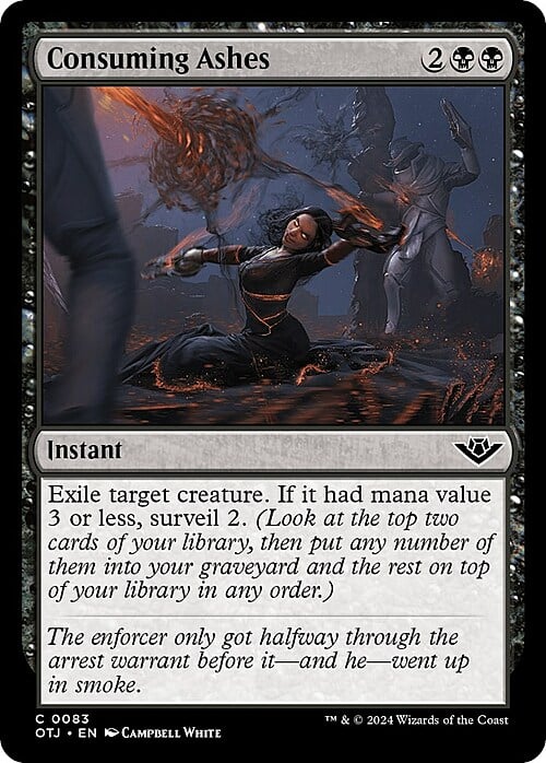 Consuming Ashes Card Front