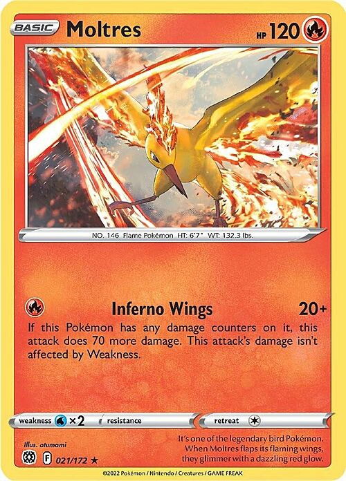 Moltres Card Front