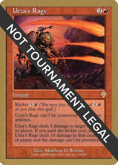Urza's Rage Card Front